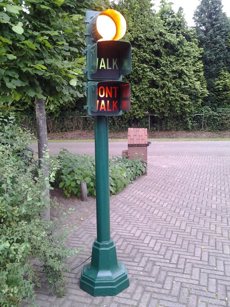 Amerikaans stoplicht sixties fifties vintage jaren 50 / 60, Ophalen, Gebruikt