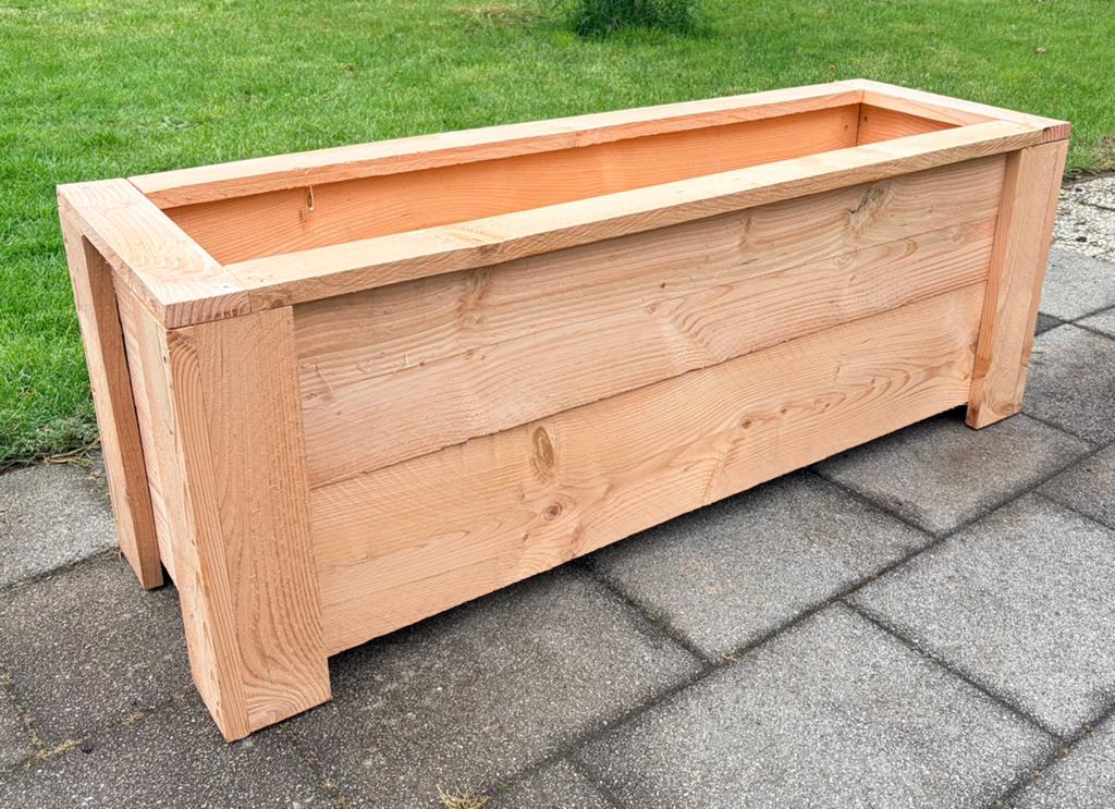 Douglas plantenbak 125X40X46 - maatwerk mogelijk, Tuin en Terras, Bloembakken en Plantenbakken, Nieuw, Hout, Tuin, Vierkant, Ophalen