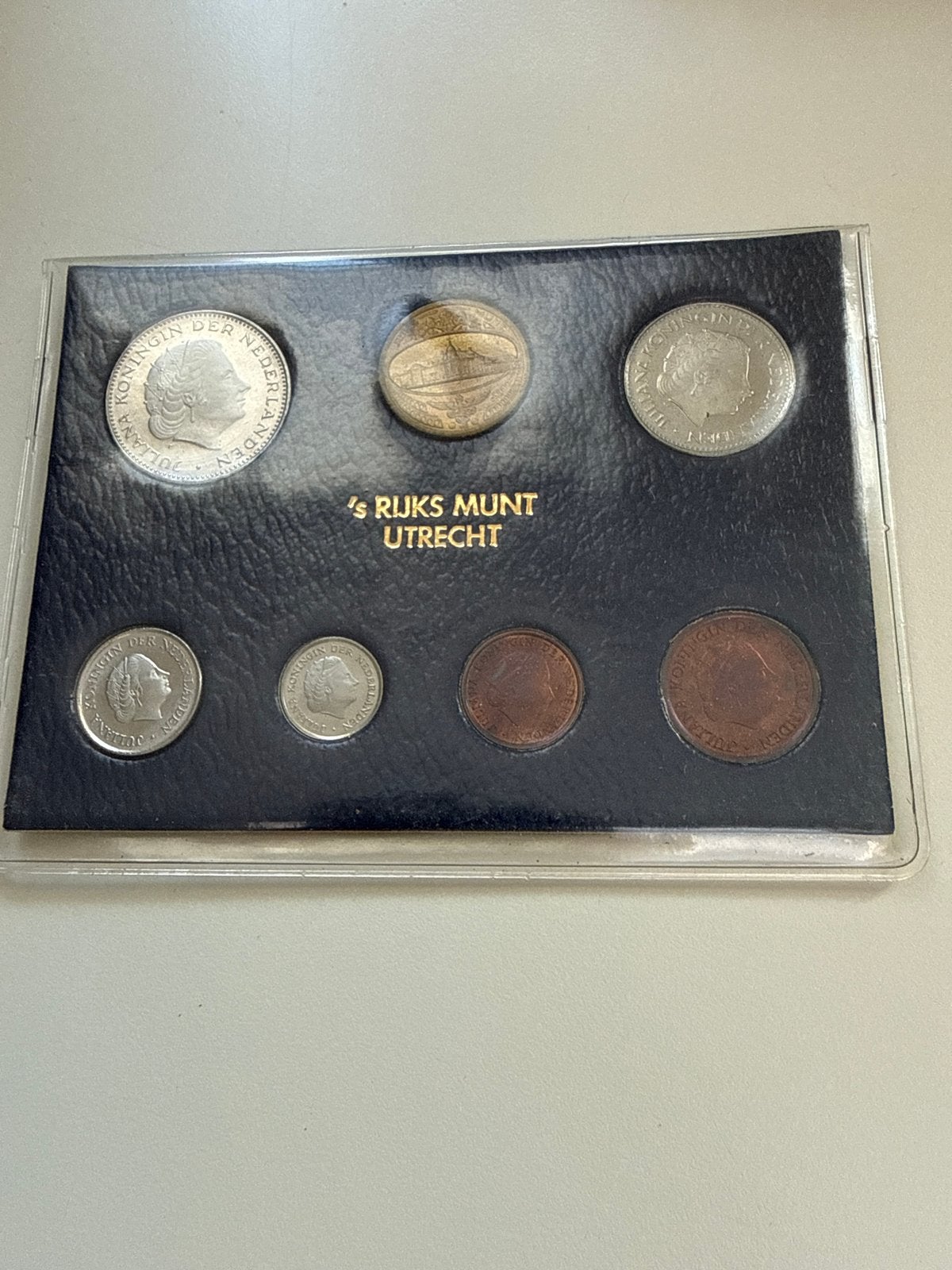 Muntset 's Rijks Munt Utrecht Koningin Juliana, Ophalen of Verzenden, Koningin Juliana, Overige waardes, Setje