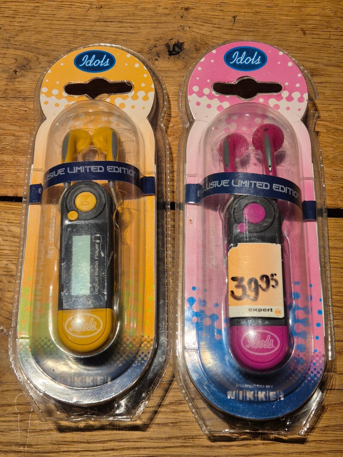 Unieke Idols MP3-speler - Nieuw in Verpakking - Geel en Roze, Audio, Tv en Foto, Ophalen of Verzenden, Nieuw, Overige merken, Minder dan 2 GB