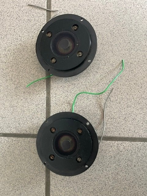 2 x PHILIPS AD 0161 T8 + 2 x PHILIPS AD 8066 W4 Woofer, Audio, Tv en Foto, Ophalen of Verzenden, Gebruikt, Minder dan 60 watt
