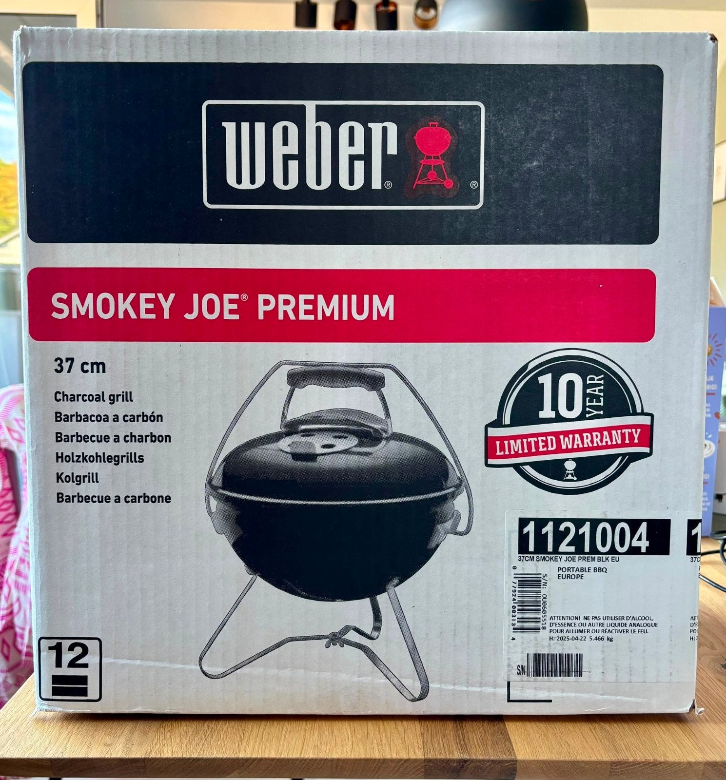 Weber Smokey Joe Premium 37 cm, Ophalen, Nieuw, Weber