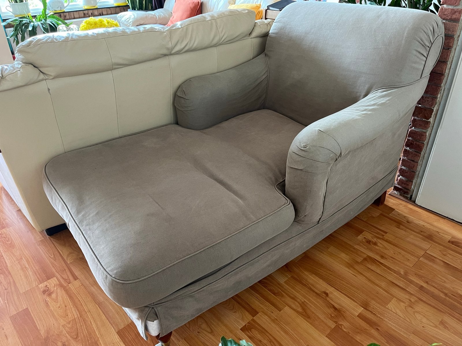 Comfortabele chaise longue - ideaal voor ontspanning, Gebruikt, 125 tot 150 cm, Ophalen of Verzenden, 75 tot 100 cm
