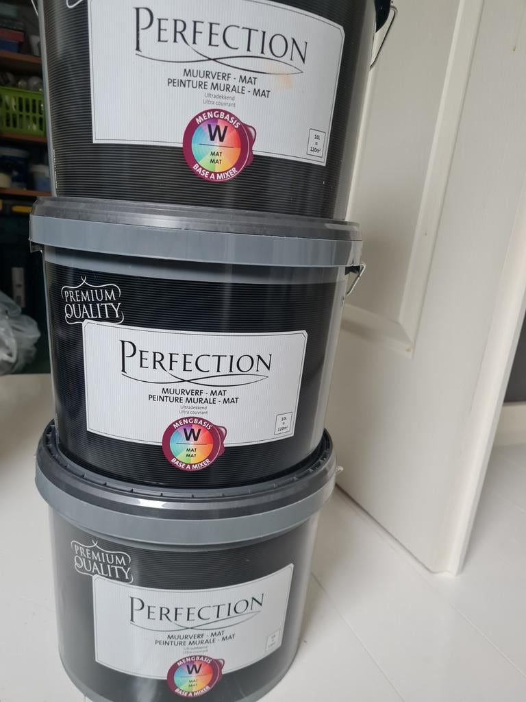 Praxis Perfection muurverf mat, kleur Crème de la crème, Ophalen, Overige kleuren, Nieuw, Verf