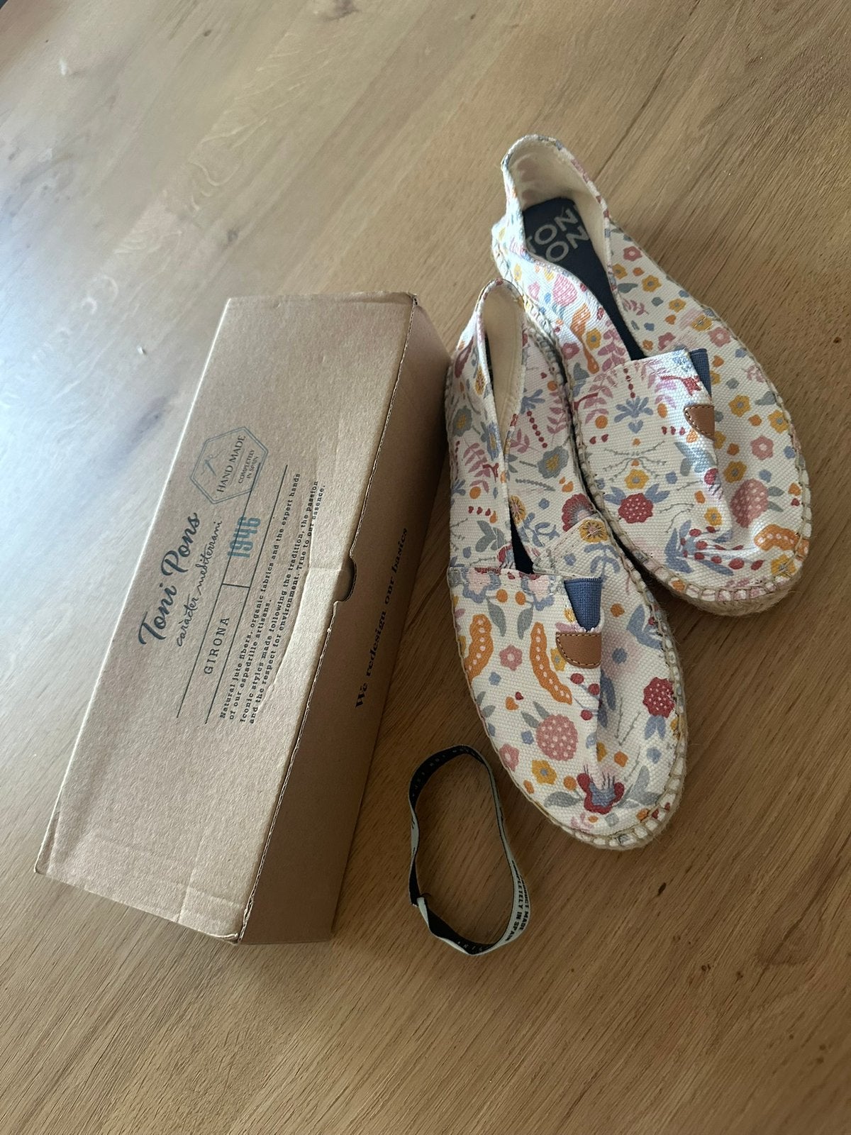 Toni Pons Blanes espadrilles Brasilia maat 38, Overige kleuren, Verzenden, Nieuw, Espadrilles of Moccasins