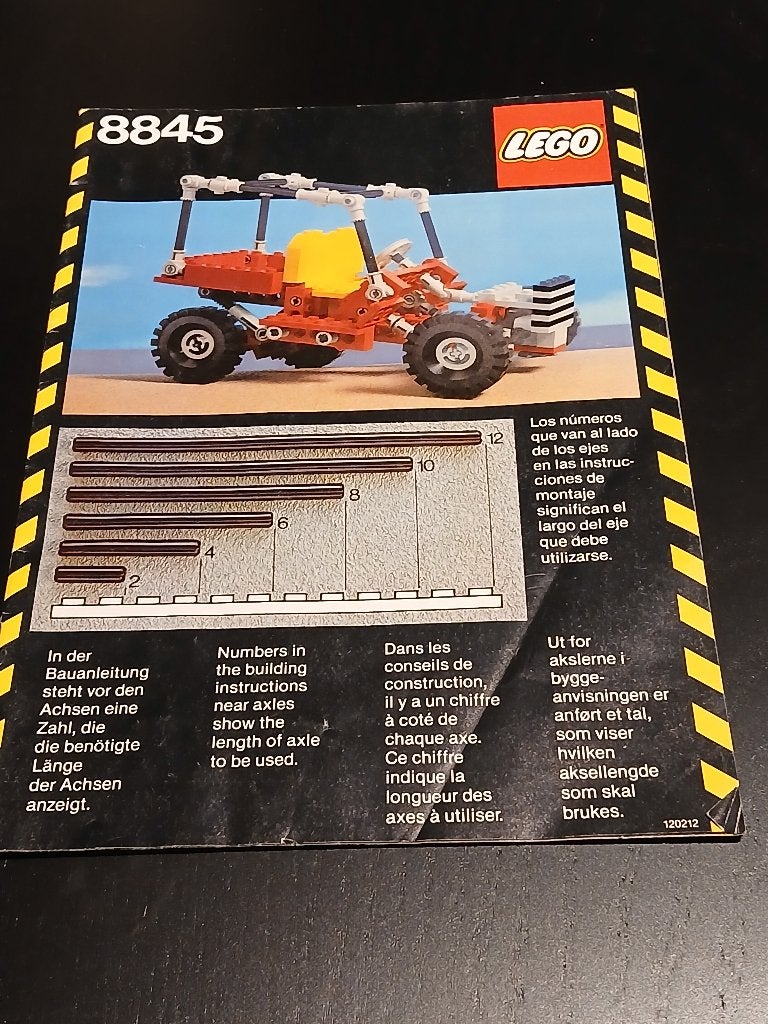 Lego 8845 instructieboekje (1981), Kinderen en Baby's, Speelgoed | Duplo en Lego, Ophalen, Gebruikt, Lego, Overige typen