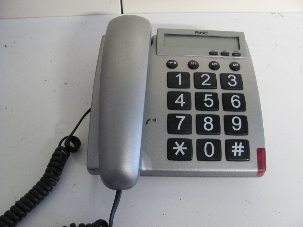 Fysic huistelefoon met grote cijfers fx-3300, Telecommunicatie, Ophalen of Verzenden, Zo goed als nieuw