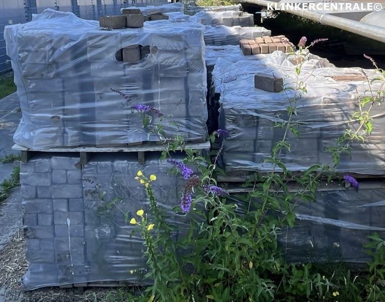 ROOIKORTING 200m2 gemêleerd gebakken klinkers keiformaat str, Tuin en Terras, Tegels en Klinkers, Bij dit gebruikte product niet te achterhalen