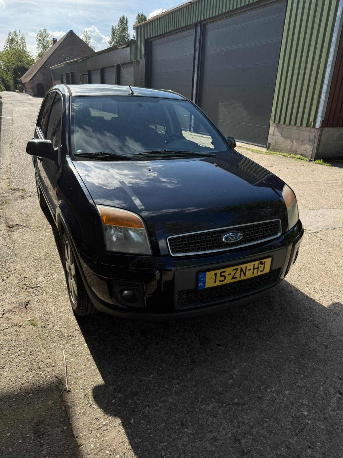 Ford Fusion plus 1.4 16V 2008 Blauw APK 10-09-2027, Voorwielaandrijving, 49 €/maand, Origineel Nederlands, Grijs