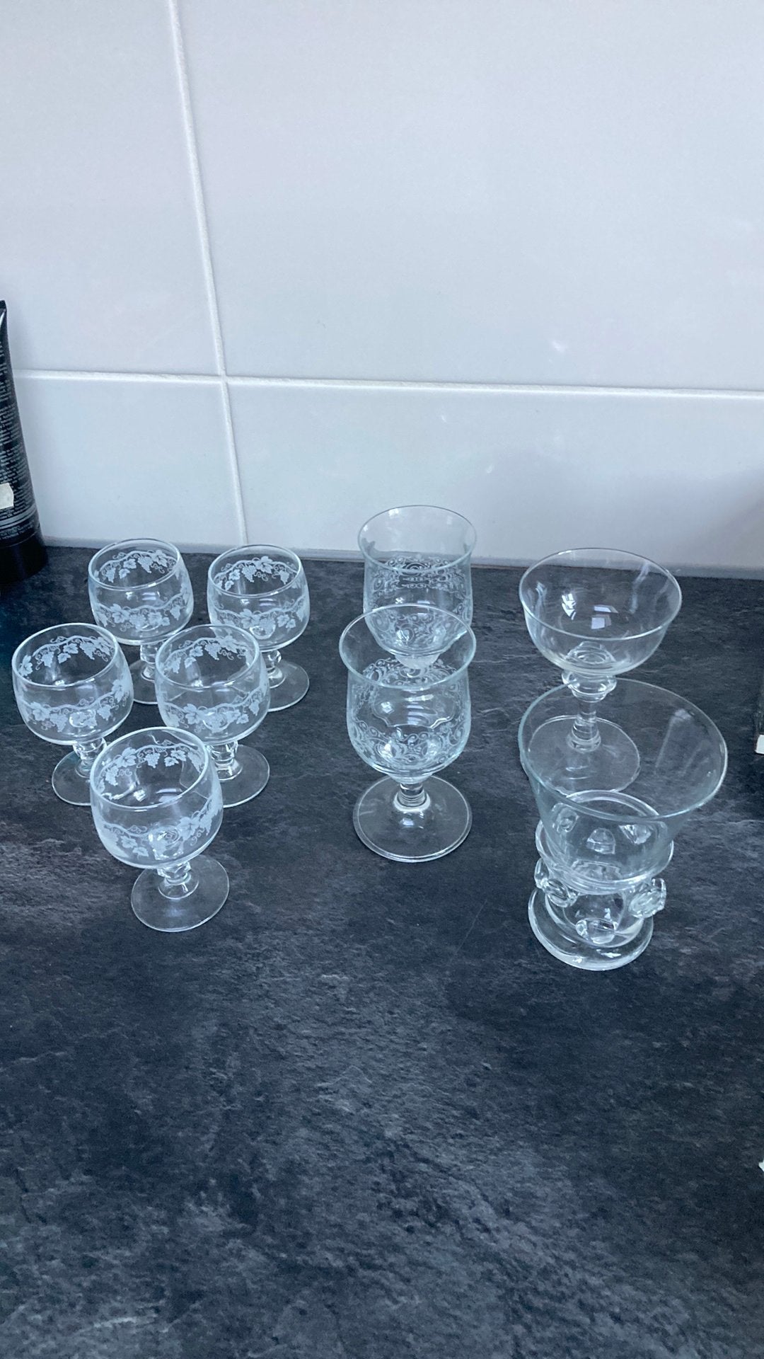 Antieke glaasjes, Verzamelen, Glas en Borrelglaasjes, Ophalen of Verzenden, Zo goed als nieuw, Borrel- of Shotglas