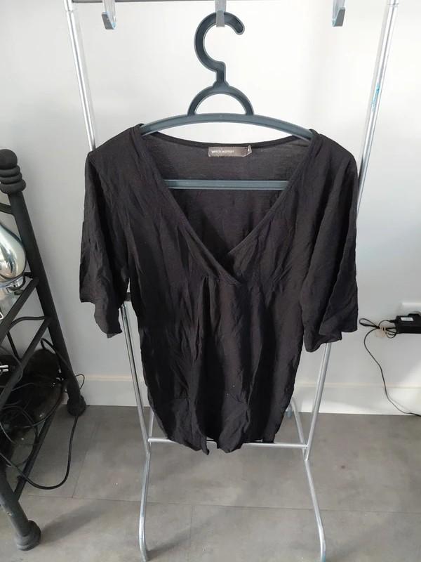 Winck Woman Zwarte Top Maat M, Maat 38/40 (M), Zwart, Ophalen of Verzenden, Korte mouw