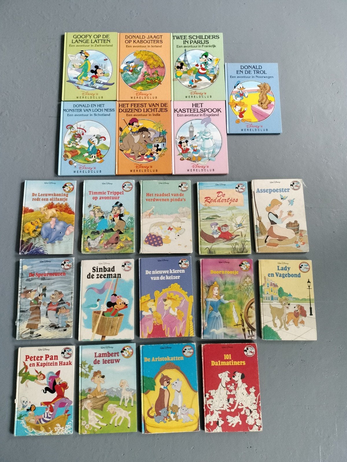 21 Disney Boeken: Wereldclub en Boekenclub Collectie, Boeken, Ophalen of Verzenden, Gelezen, Sprookjes