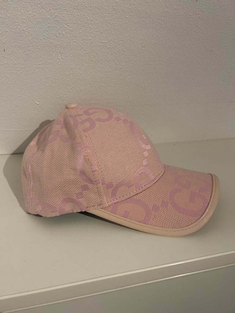 Roze pet met GG patroon, Kleding | Dames, Hoeden en Petten, Verzenden, Nieuw, One size fits all, Pet