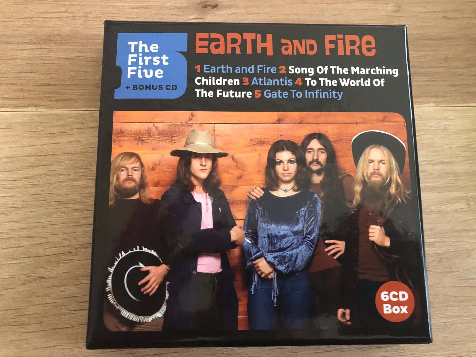 Earth and Fire 6cd box “The First Five”, Progressive Rock, Boxset, Inclusief boekje, Ophalen of Verzenden