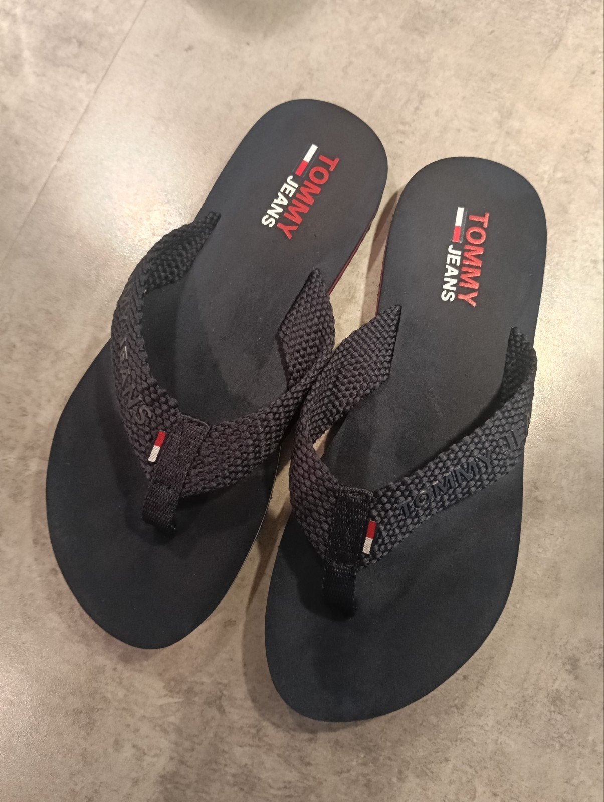 Tommy Hilfiger slippers, Slippers, Blauw, Ophalen of Verzenden, Zo goed als nieuw
