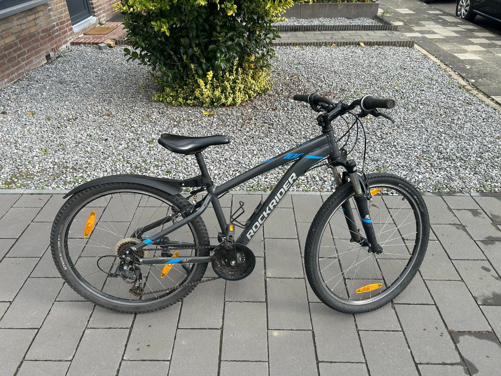 Rockrider ST 100 Mountainbike -, Velgrem, Versnellingen, Minder dan 49 cm, Zo goed als nieuw