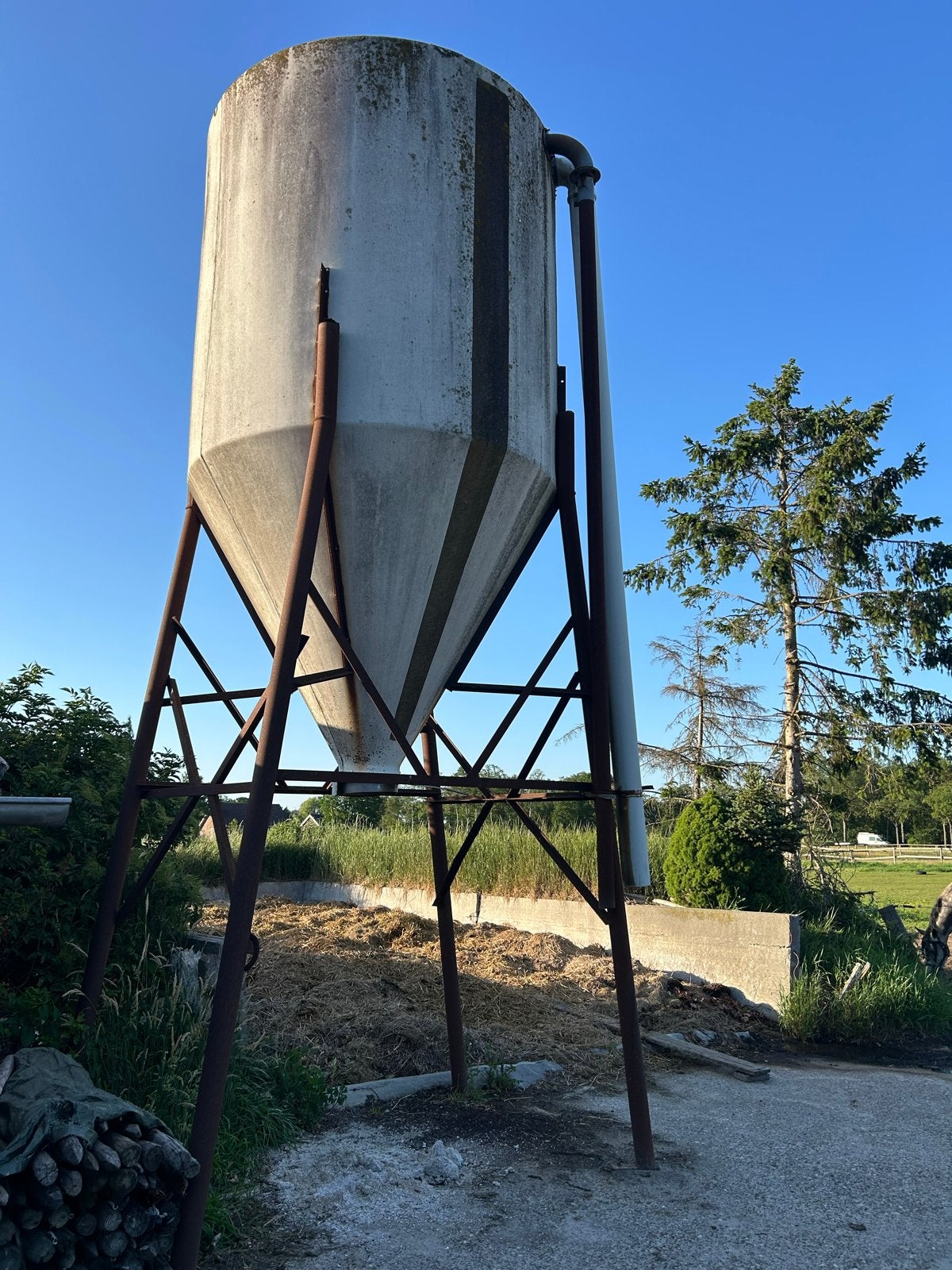 Bulk silo -, Ophalen