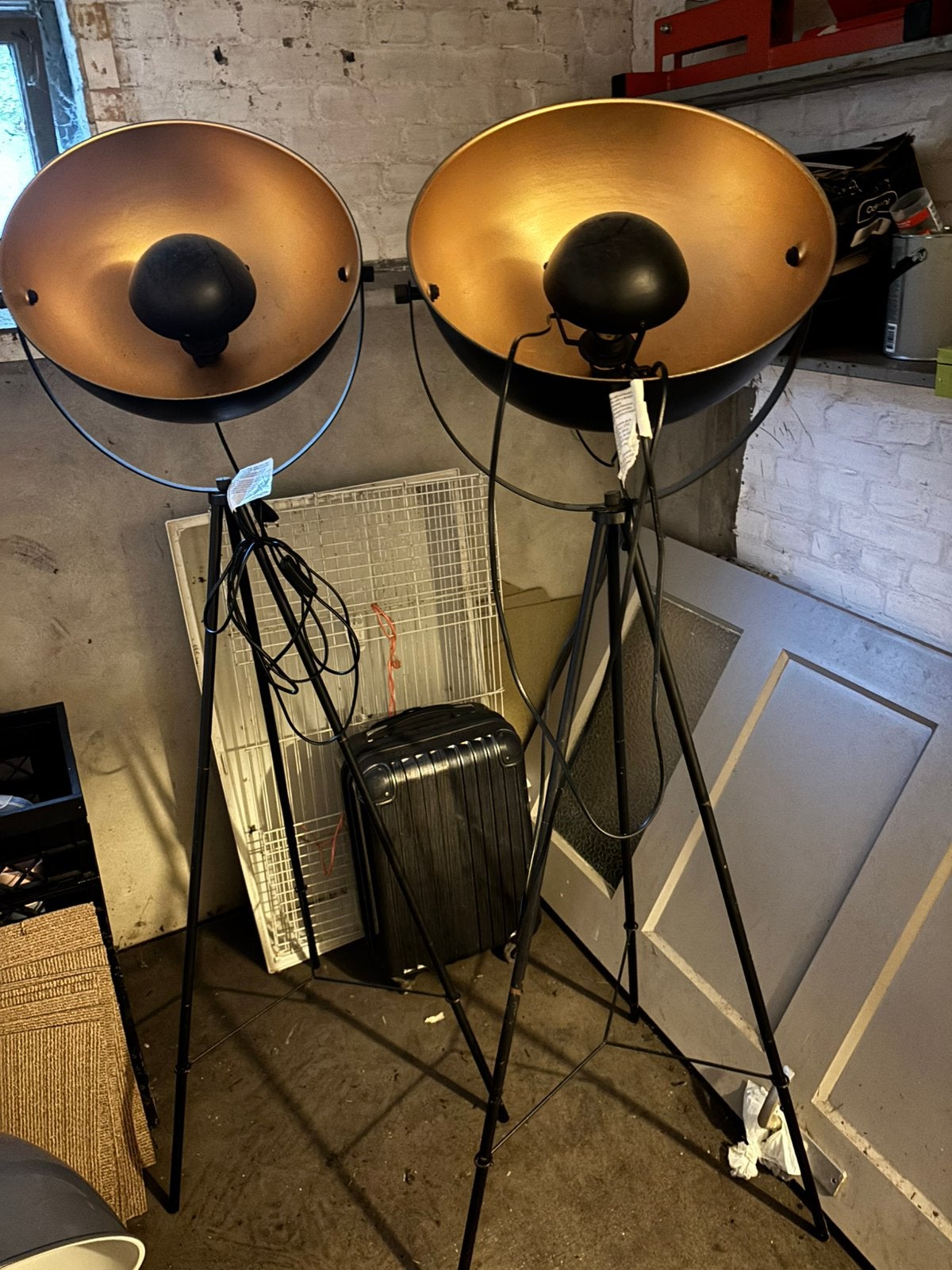 Staande lampen., Huis en Inrichting, Lampen | Vloerlampen, Ophalen, Gebruikt, 150 tot 200 cm