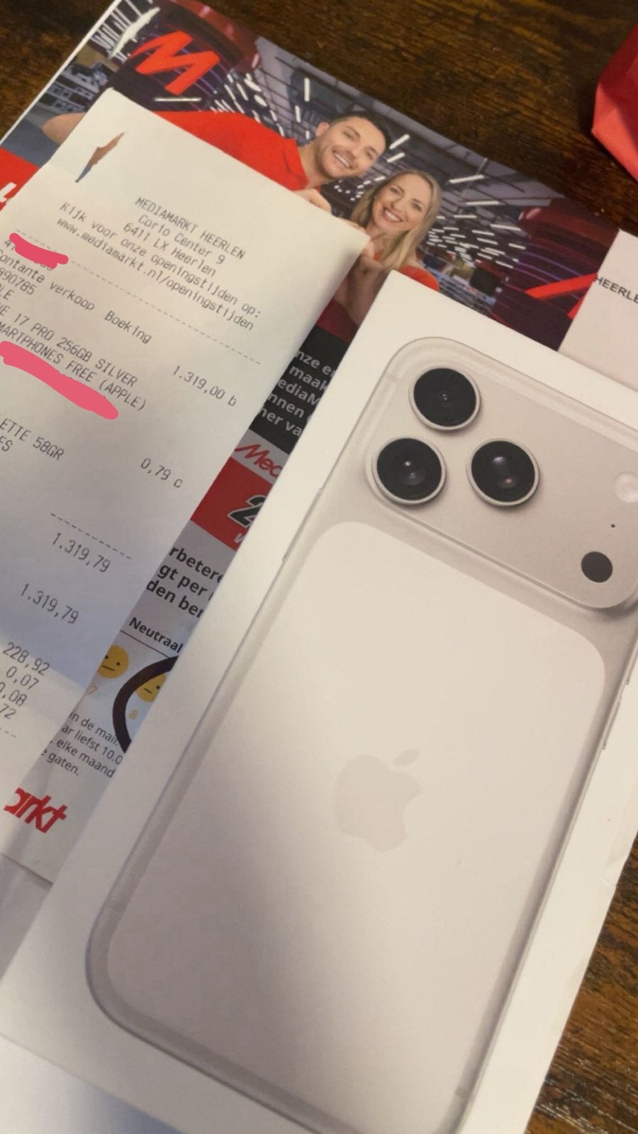 iPhone 17 Pro 256GB Zilver - Als nieuw, 100% batterij, Telecommunicatie, Mobiele telefoons | Apple iPhone, 256 GB, Overige modellen