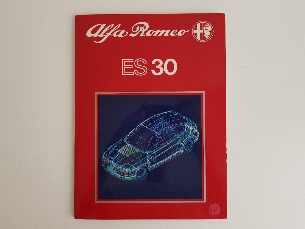 Alfa Romeo ES 30 Zagato SZ - Engels - 1989, Alfa Romeo, Ophalen of Verzenden, Zo goed als nieuw, Alfa Romeo