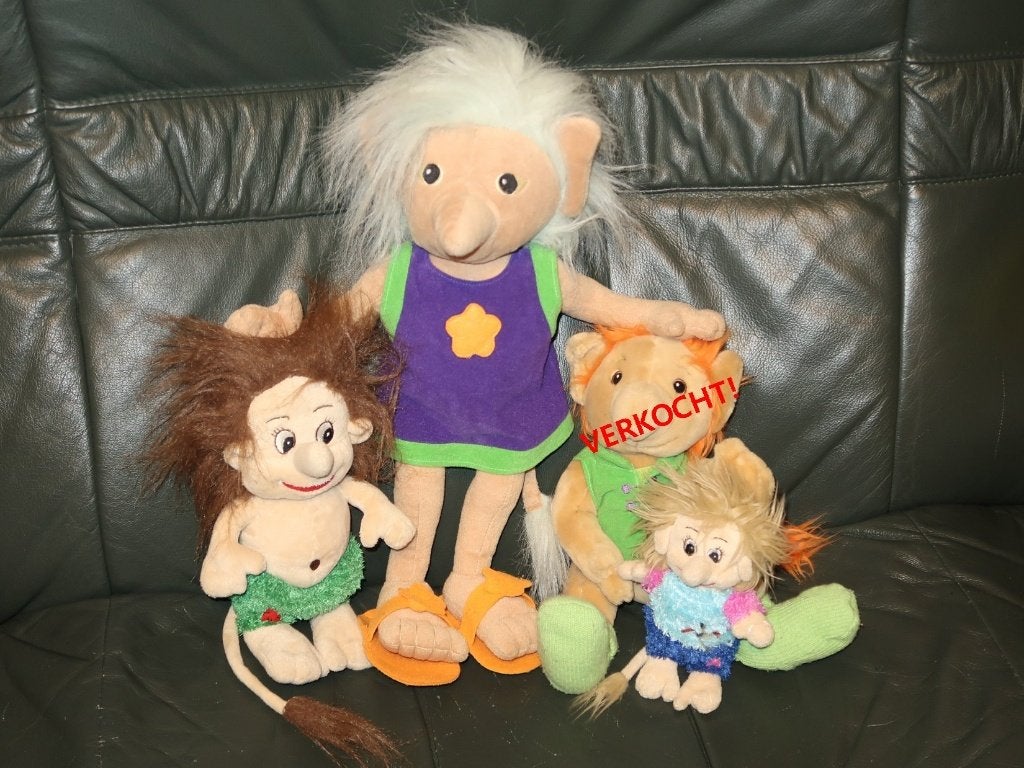 div. lieve knuffel trollen, oa. grote IKEA troll Sagolek, Verzenden, Zo goed als nieuw, Overige typen