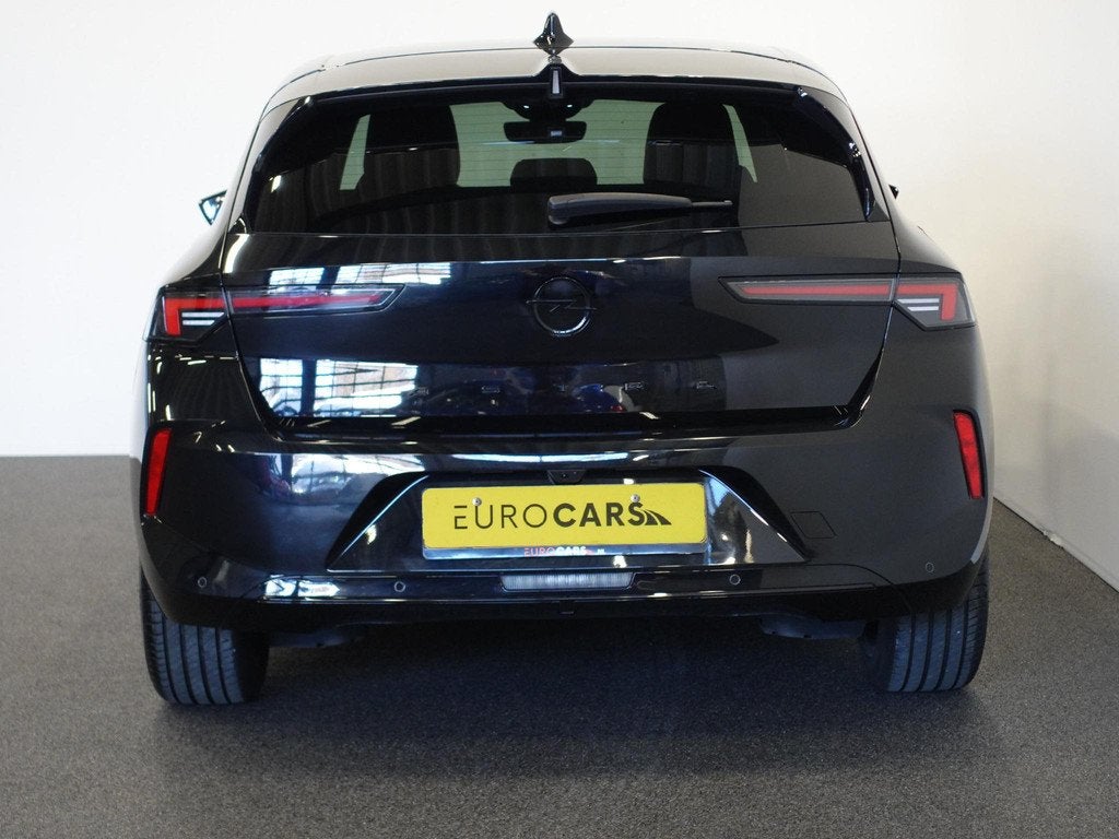 Opel Astra 1.2 130pk GS Line Automaat Climate control Adapti, Stof, Gebruikt, 1199 cc, Zwart
