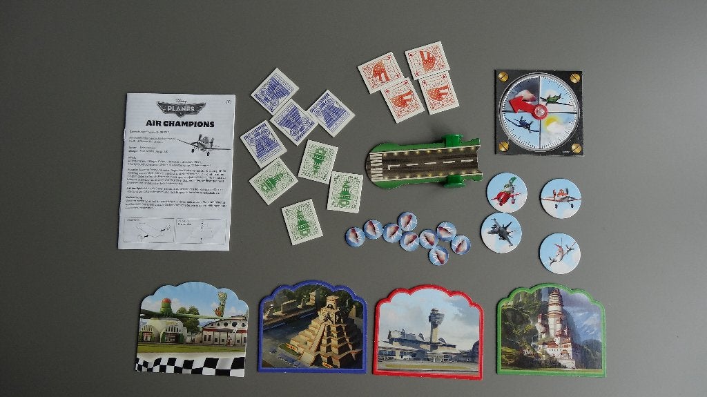 Planes Air Champions spel vliegtuig vliegtuigen zgan, Een of twee spelers, Ophalen of Verzenden, Zo goed als nieuw, Ravensburger