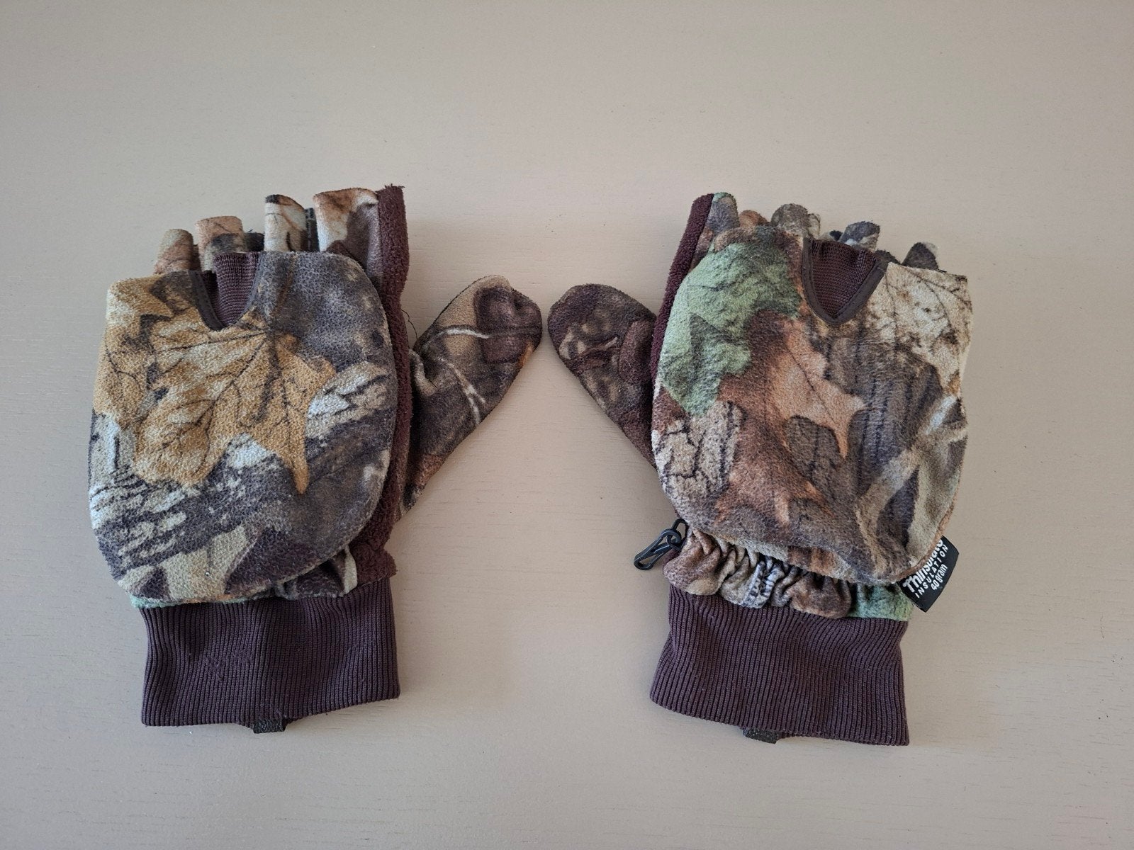 Warme Camo jacht of outdoor handschoenen/wanten, Ophalen of Verzenden, Zo goed als nieuw, Maat 56/58 (XL), Handschoenen