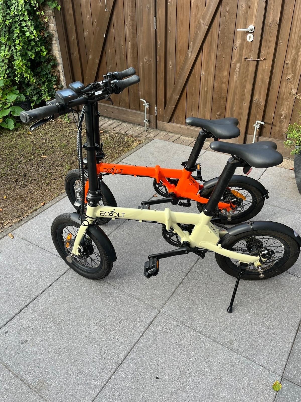 Twee Eovolt elektrische vouwfietsen - Zo goed als nieuw, 16 tot 18 inch, Versnellingen, Zo goed als nieuw, Totaal opvouwbaar