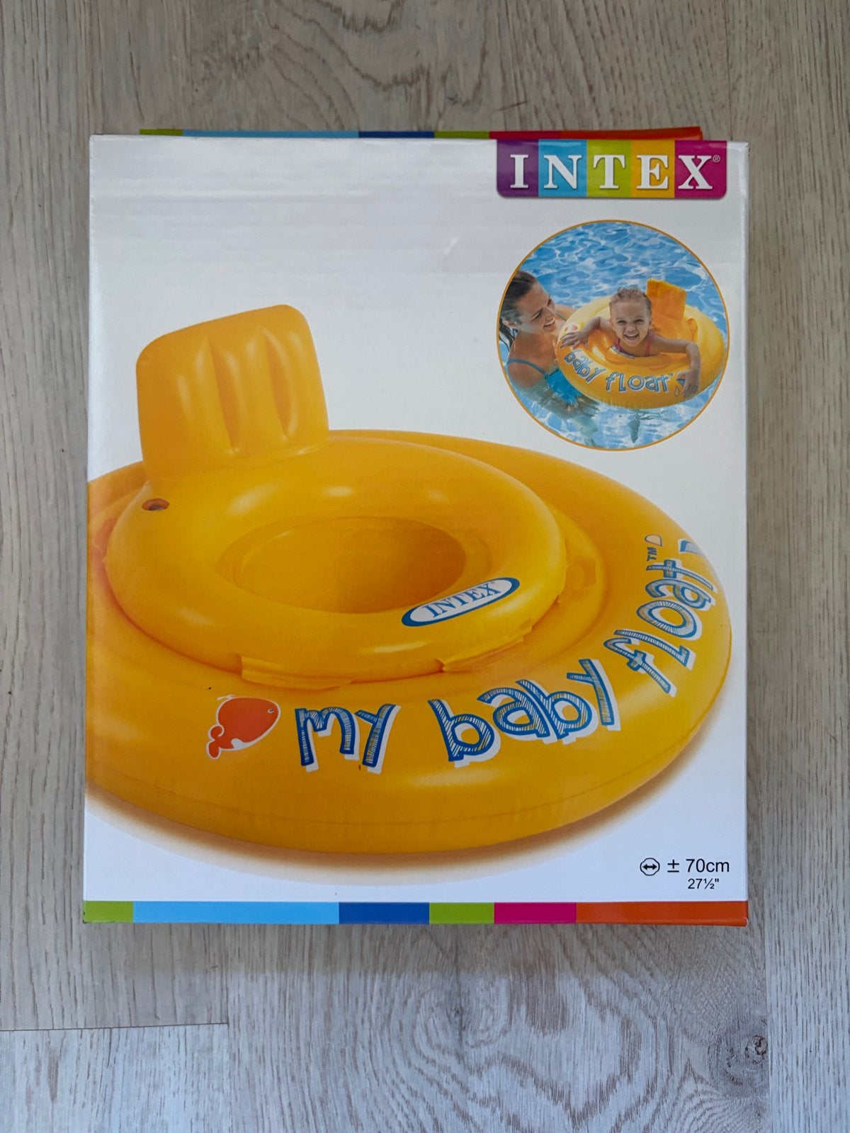 Intex My Baby Float Zwemband - Geel, Kinderen en Baby's, Ophalen of Verzenden, Nieuw