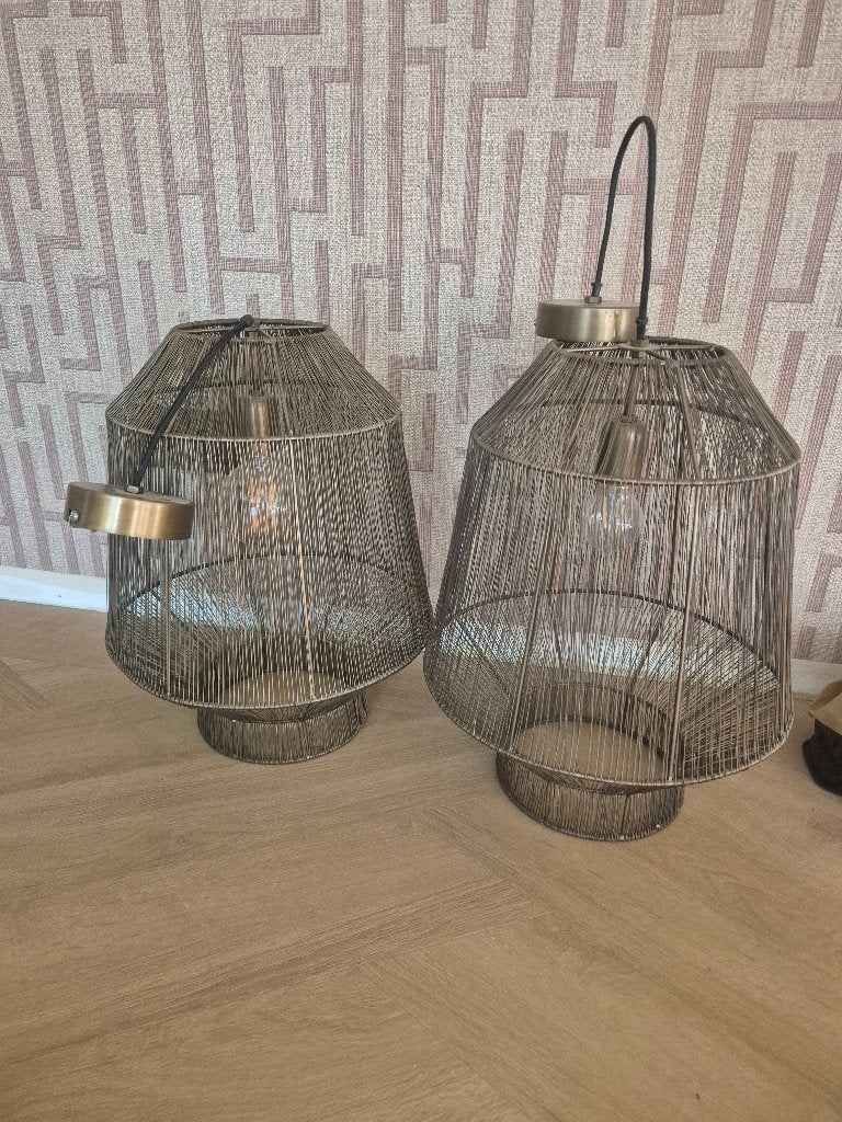 Hanglamp Lights & Living 2 stuks, Ophalen, Zo goed als nieuw, E27 (groot)