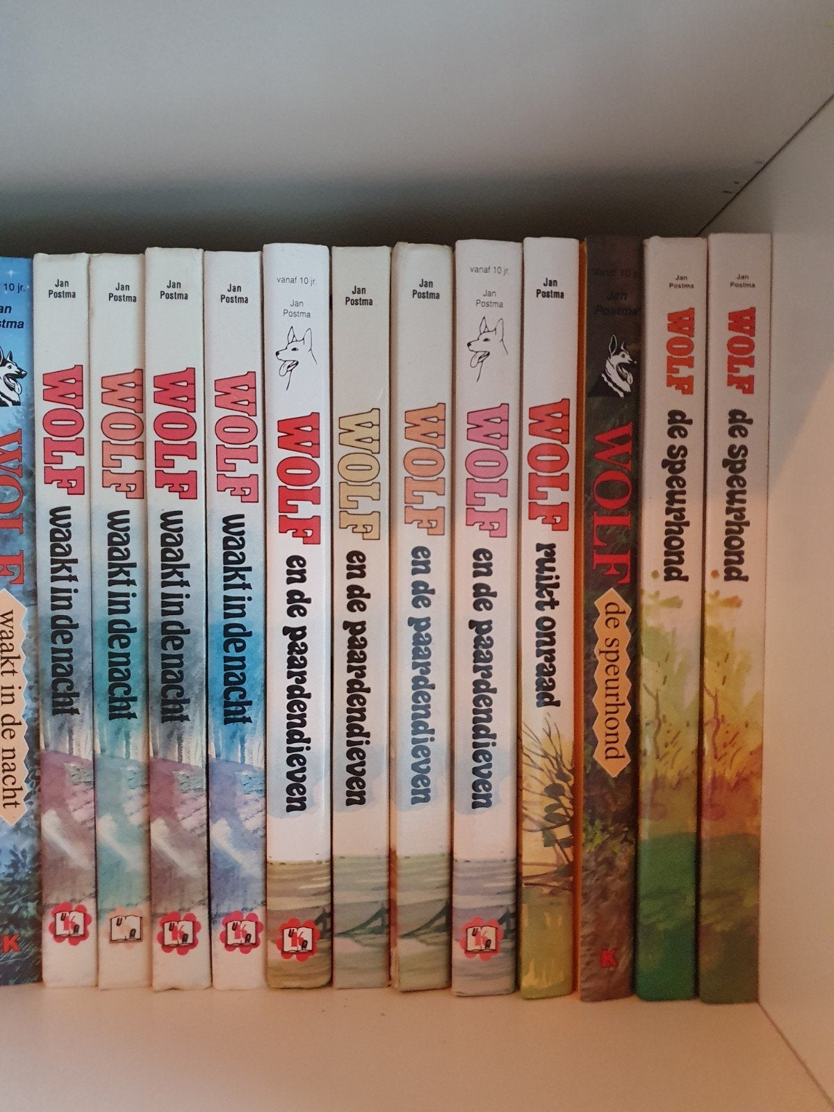 Grote collectie Jan Postma Wolf boeken, Boeken, Ophalen of Verzenden, Gelezen, Jan Postma