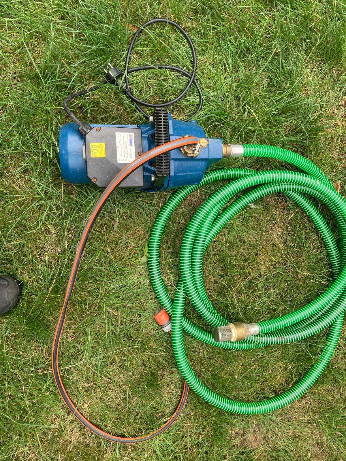 Tuinpomp Elpumps JPV1300B met slang en haspel, Tuin en Terras, Ophalen, Gebruikt, Elektrisch, Besproeiingspomp
