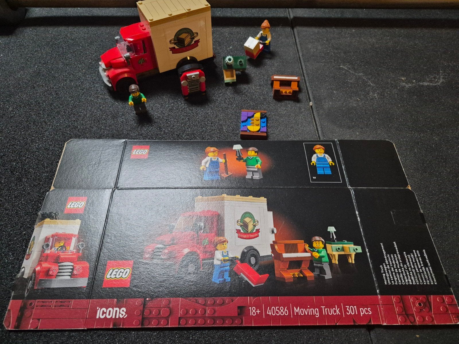 Lego 40586 Verhuiswagen, Kinderen en Baby's, Lego, Compleet, Ophalen of Verzenden, Zo goed als nieuw