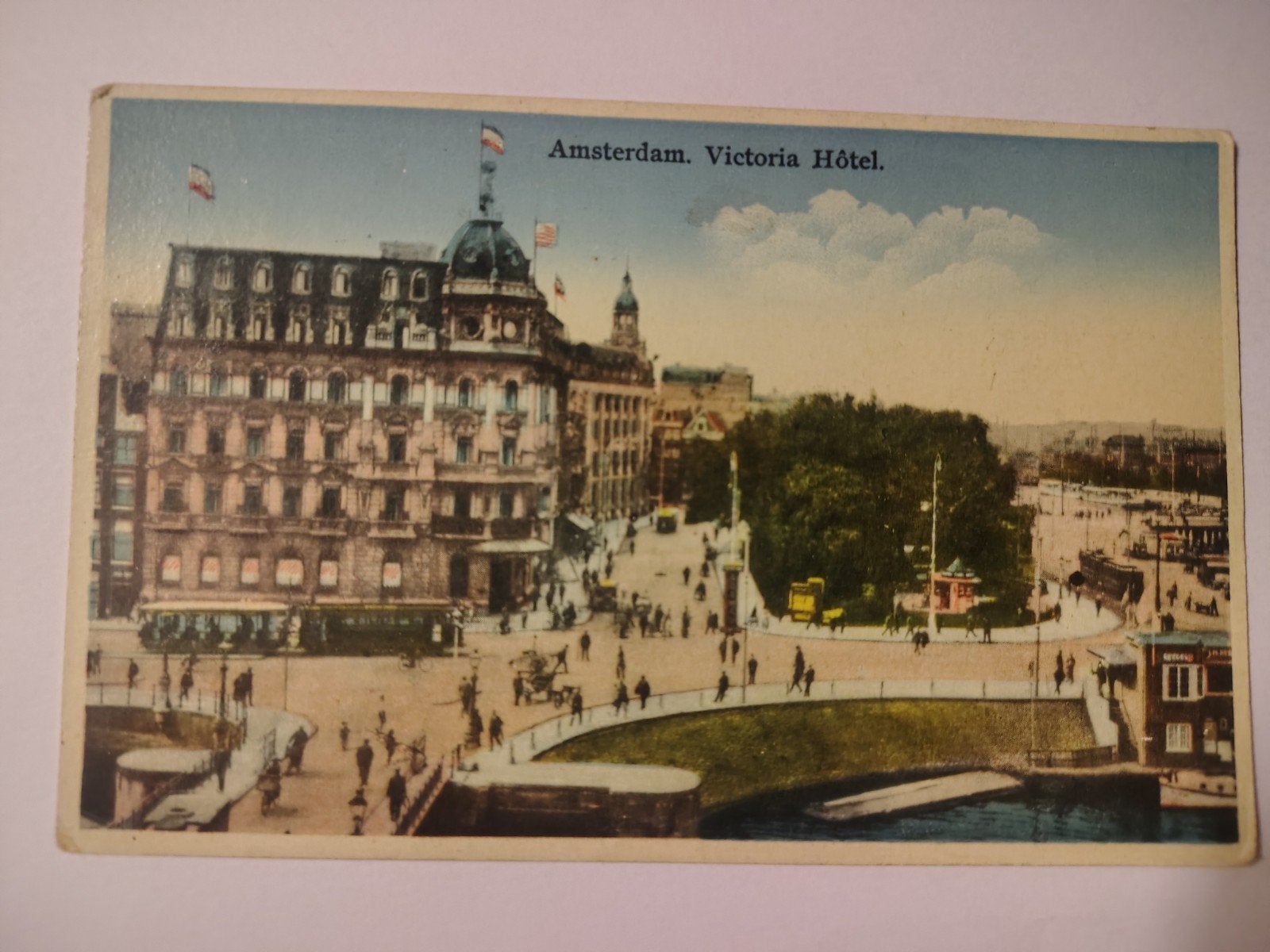 Amsterdam. Victoria Hôtel., Ophalen of Verzenden, Noord-Holland