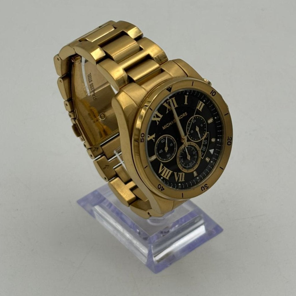 Michael Kors Brecken MK8481 horloge goudkleur - Nieuwstaat, Sieraden, Tassen en Uiterlijk, Horloges | Kinderen, Ruilrijk, Zo goed als nieuw