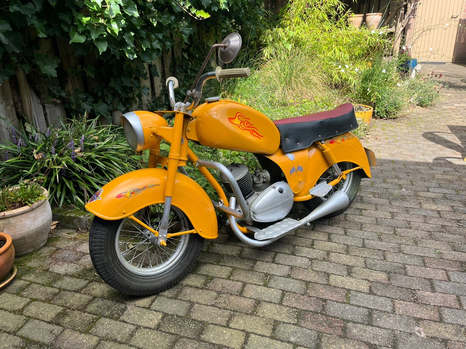 Grote kermis draaimolen motor FONDLUPT FRANCE, Antiek en Kunst, Ophalen