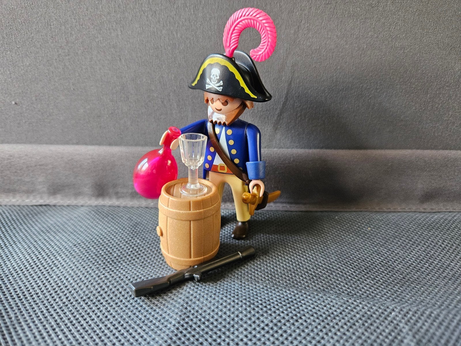 Playmobil piraat met rumvat, Pirates, Complete set, Ophalen of Verzenden, Zo goed als nieuw