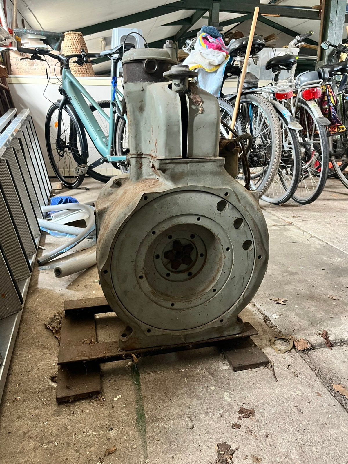 Gülner boot motor, WerkeAschaffenburg Motor - 6 PK, 2200 RPM, Ophalen, Gebruikt, Benzinemotor, 1800 rpm of meer