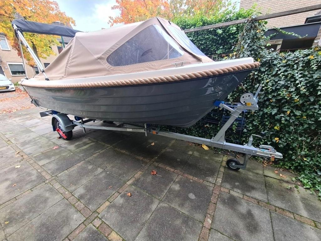Valory 480 sloep met Honda 10 pk buitenboordmotor, Watersport en Boten, Sloepen, Ophalen, Buitenboordmotor