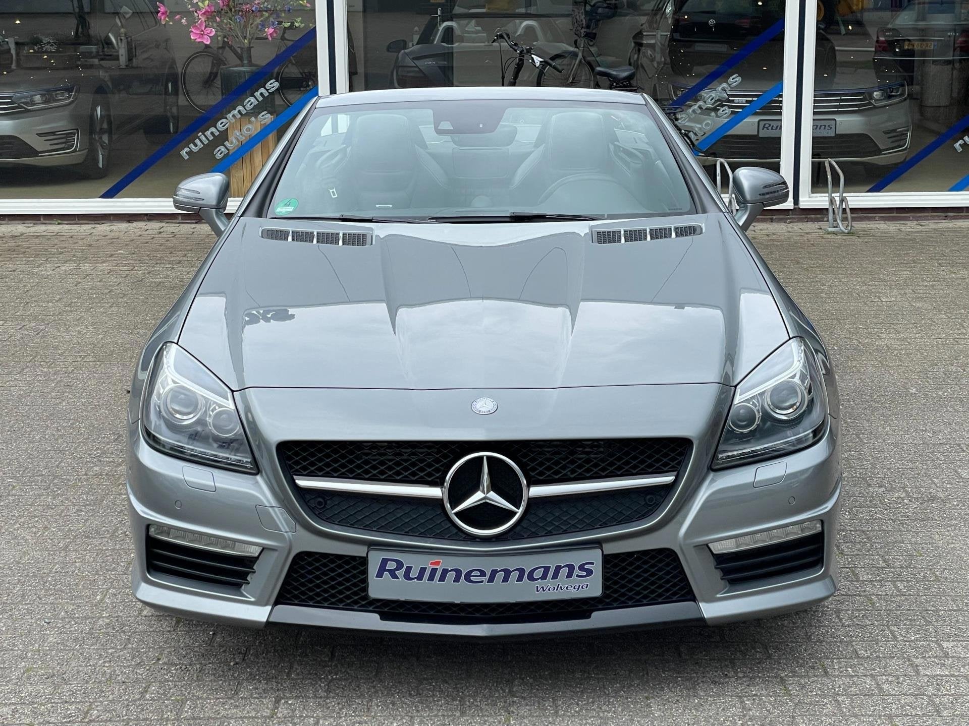 Mercedes-Benz SLK 55 AMG / MAGIC SKY / NAPPA / ILS / HARMAN, Auto's, Automaat, 5461 cc, Achterwielaandrijving, Cabriolet