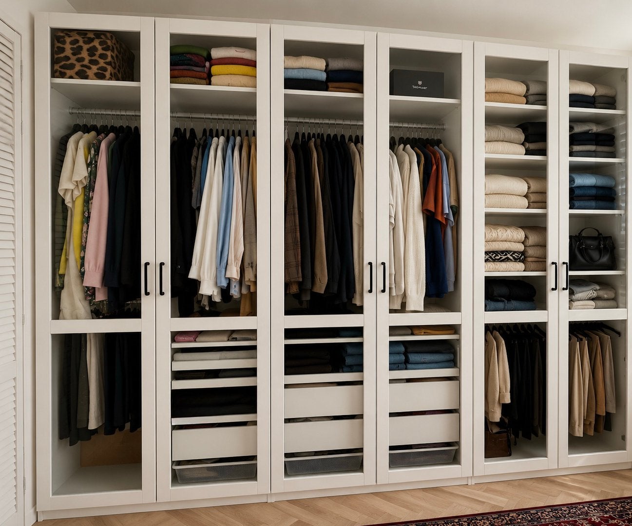 IKEA PAX kledingkast met lades en deuren, Huis en Inrichting, Kasten | Kledingkasten, Ophalen, Gebruikt, 200 cm of meer, Met lade(s)