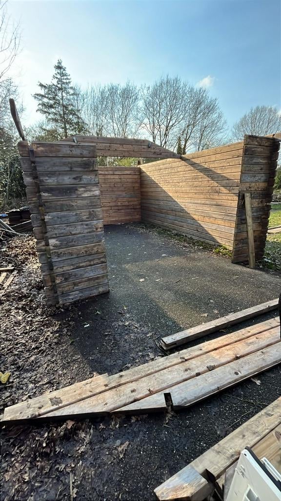 Blokhut te koop, Ophalen, Hout