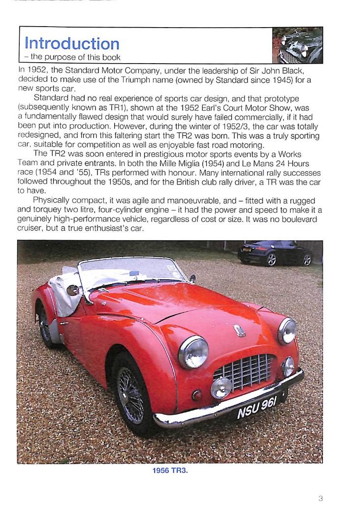Triumph TR2, & TR3 -All models (including 3A & 3B) 1953/1962, Verzenden