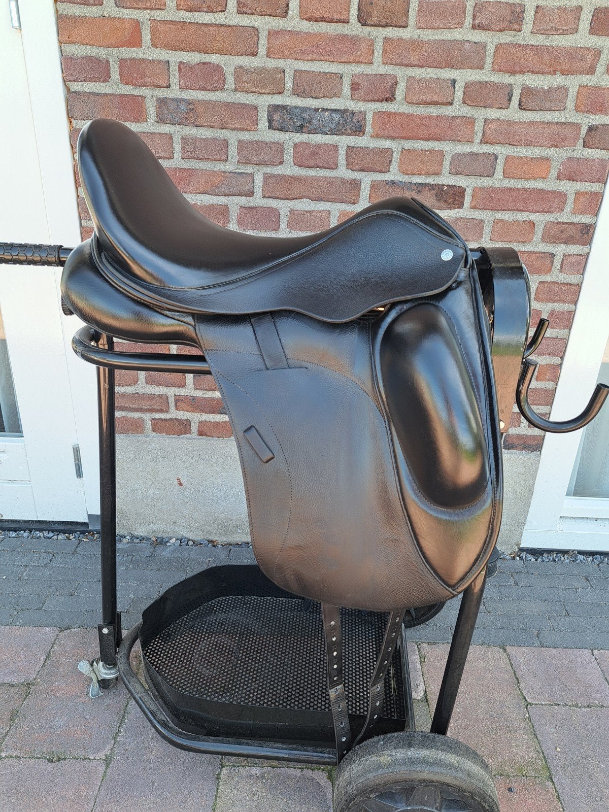 Custom Wolfgang Matrix 17,5 inch dressuurzadel, Ophalen of Verzenden, Dressuur