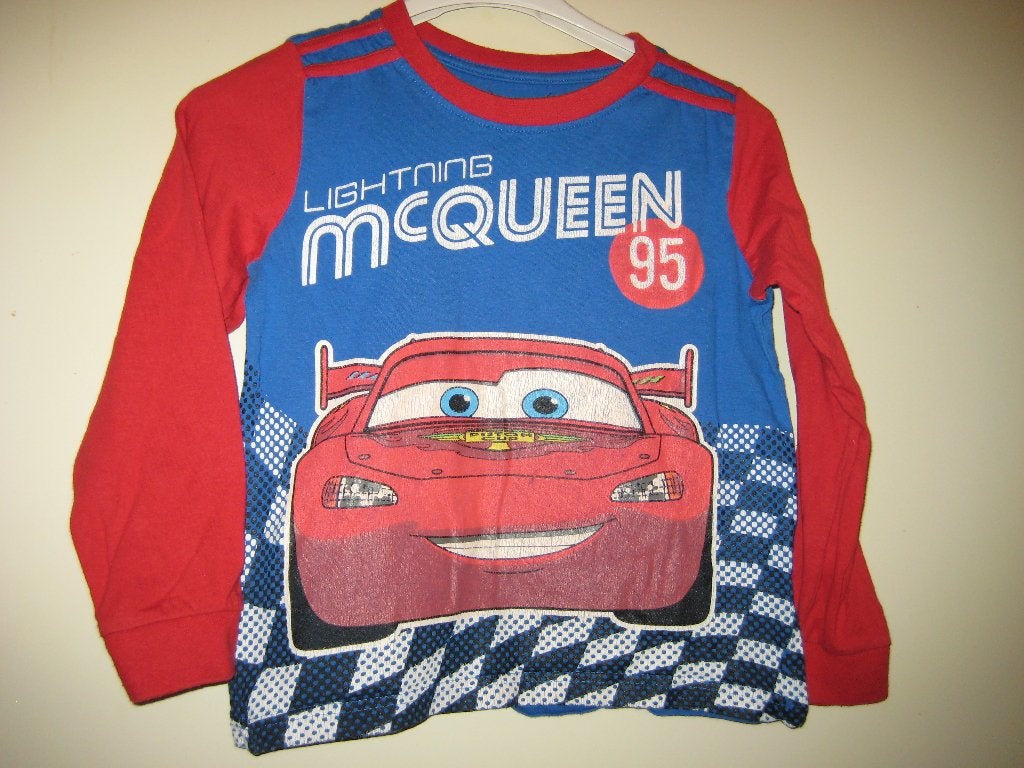 Shirt, 110, Disney Cars, Ophalen of Verzenden, Zo goed als nieuw, Jongen, Shirt of Longsleeve