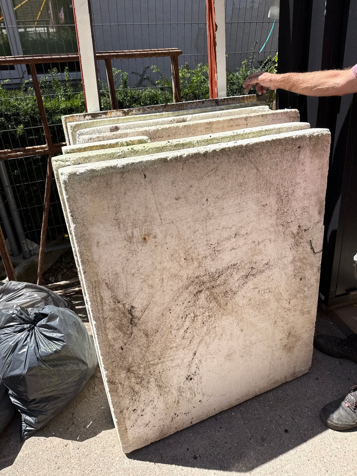 Piepschuim isolatieplaten 95mm dik - 8 stuks (120x100cm), Gebruikt, Vloerisolatie, Piepschuim (Tempex), 8 tot 12 cm