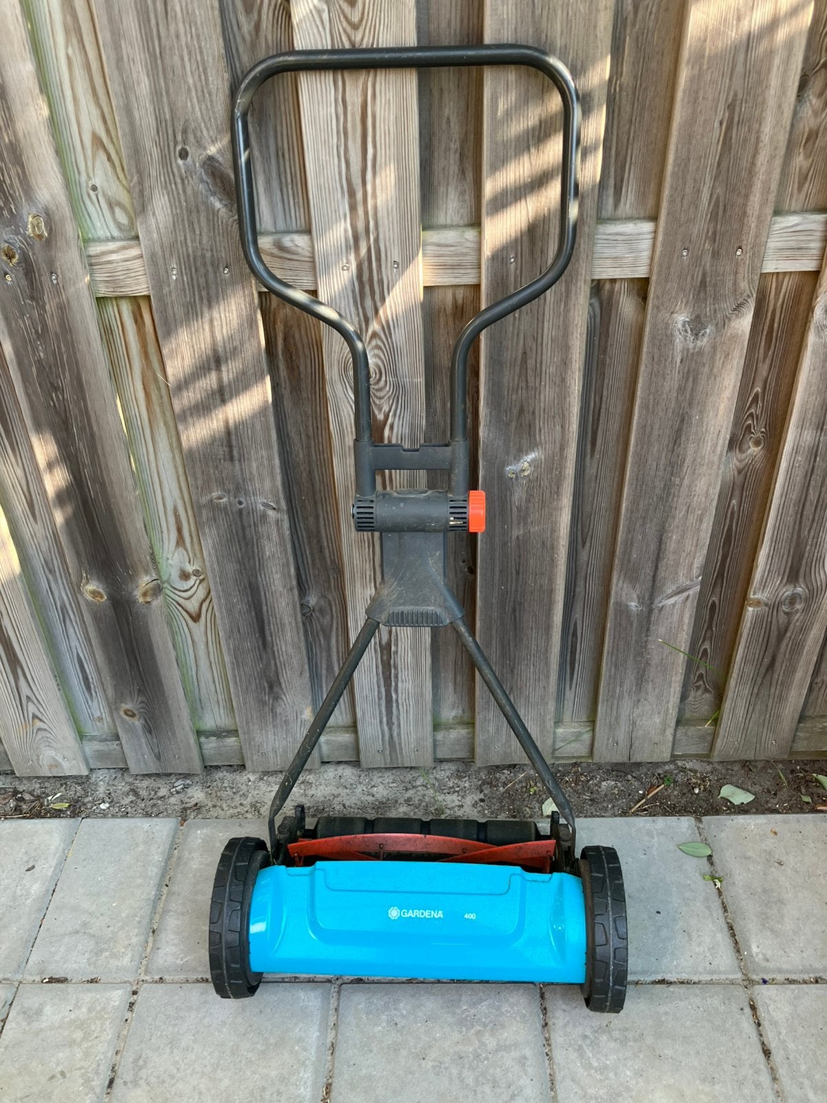 Gardena 400 kooimesmaaier met nieuwe opvangbak, Kooimesmaaier, Ophalen, Gebruikt