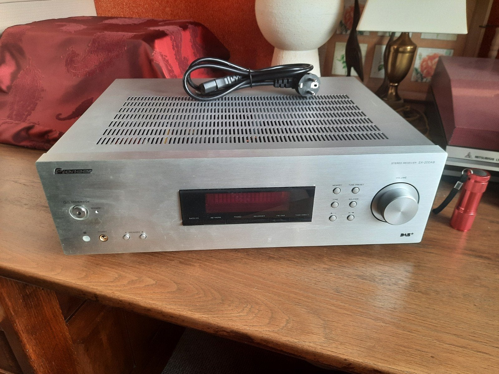 Pioneer SX-205DAB stereo receiver - Zonder afstandsbediening, Ophalen of Verzenden, Gebruikt, Stereo, Pioneer