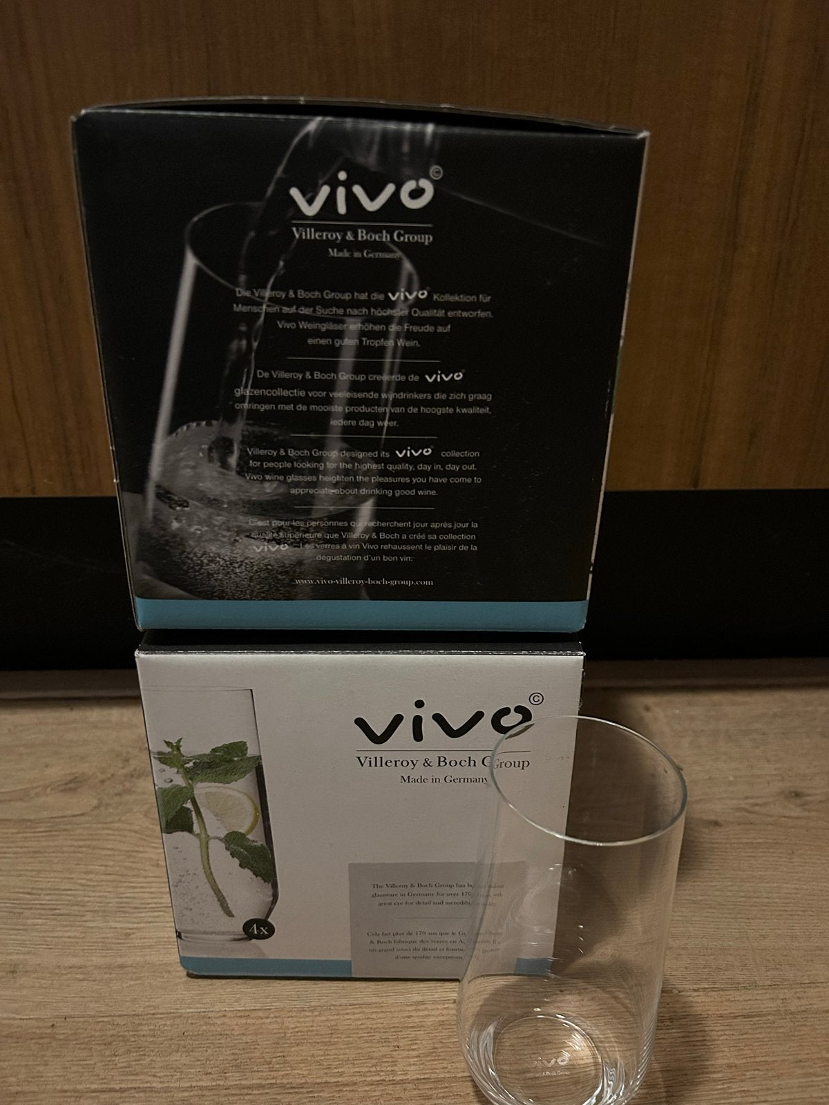 Nieuwe Vivo Villeroy & Boch glazen (8 stuks), Ophalen of Verzenden, Nieuw, Glas